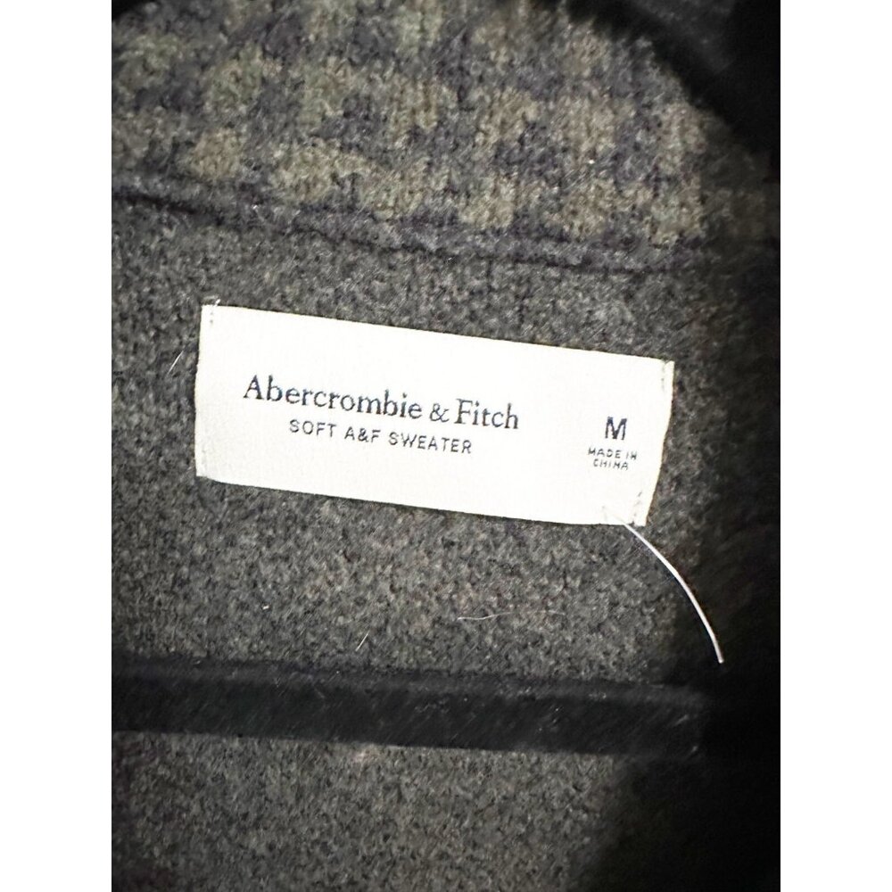 Abercrombie & Fitch Gray Checkered Jacket - Picture 6 of 7